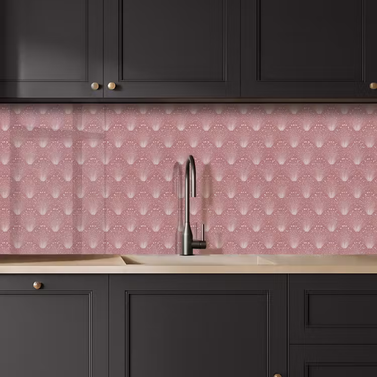 Keuken achterwand - Trendy - Patroon - Roze — 6