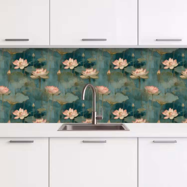 Keuken achterwand - Botanisch - Bloemen - Roze — 4
