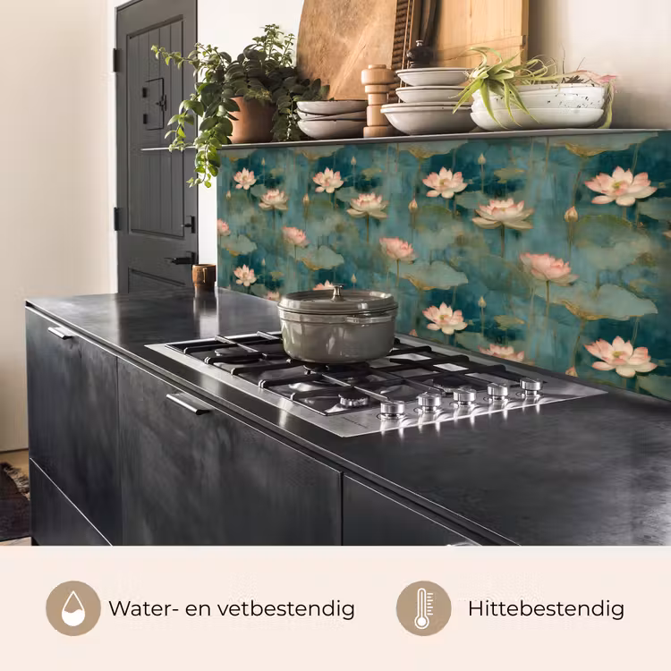 Keuken achterwand - Botanisch - Bloemen - Roze — 5