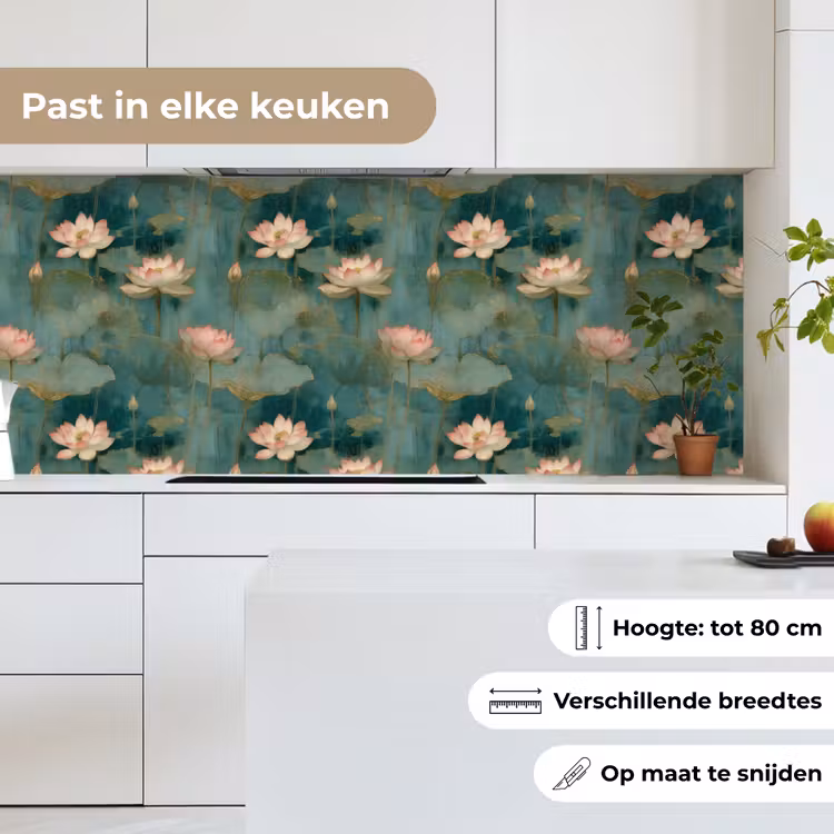 Keuken achterwand - Botanisch - Bloemen - Roze — 7
