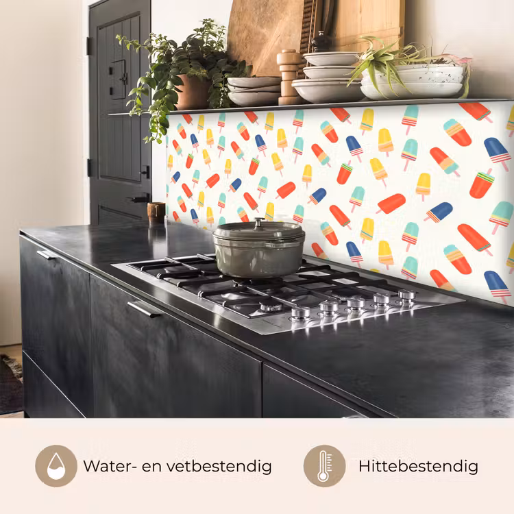 Keuken achterwand - IJsjes - Speels - Kleurrijk — 5