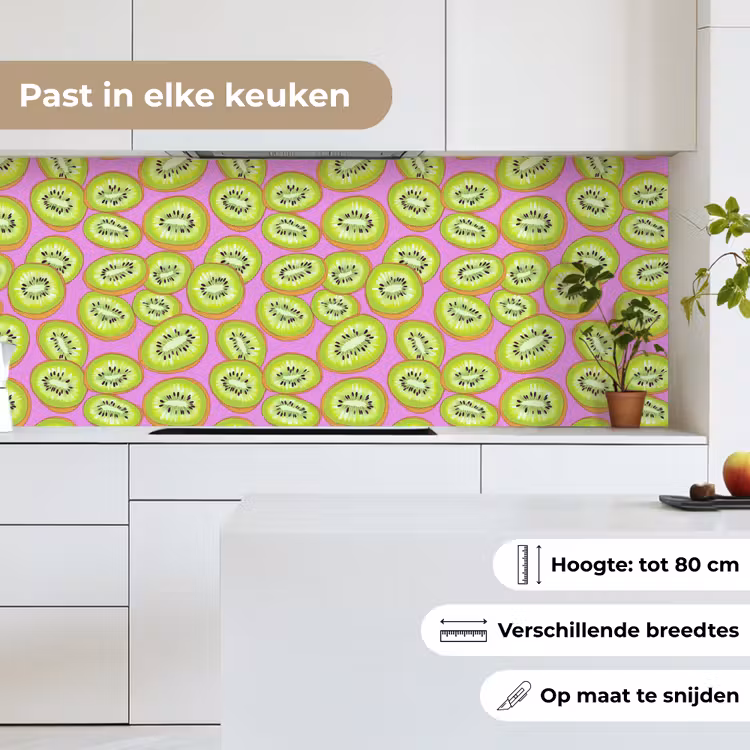 Keuken achterwand - Kiwi - Speels - Groen — 7