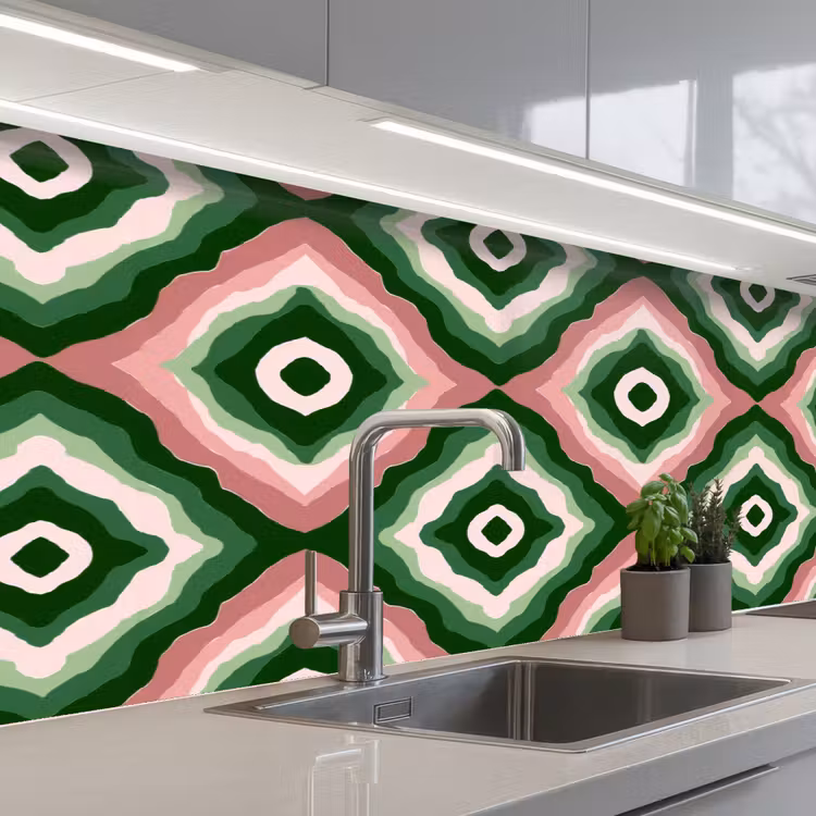 Keuken achterwand - Ontwerp - Organisch - Kleurrijk — 2