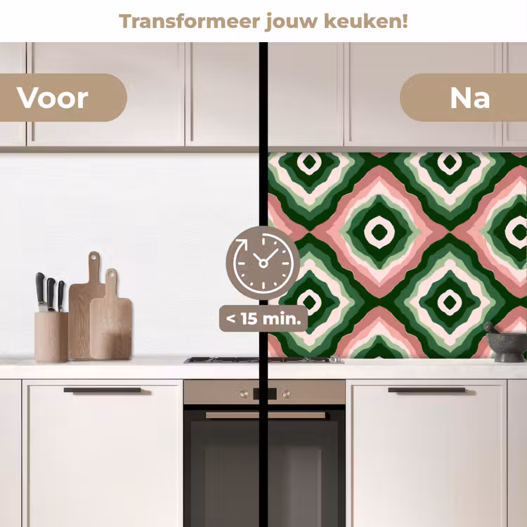 Keuken achterwand - Ontwerp - Organisch - Kleurrijk — 3