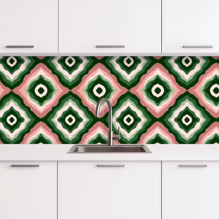 Keuken achterwand - Ontwerp - Organisch - Kleurrijk — 4