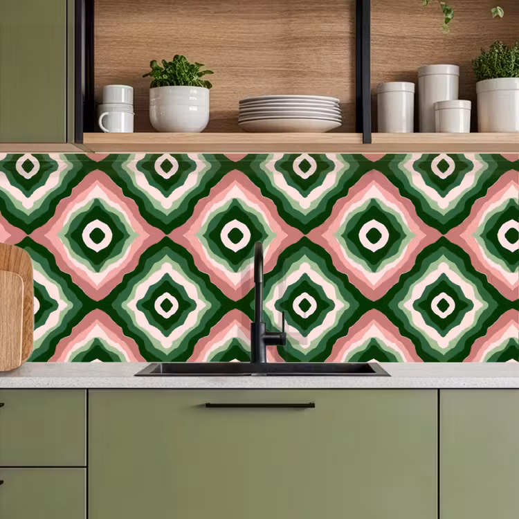 Keuken achterwand - Ontwerp - Organisch - Kleurrijk — 8