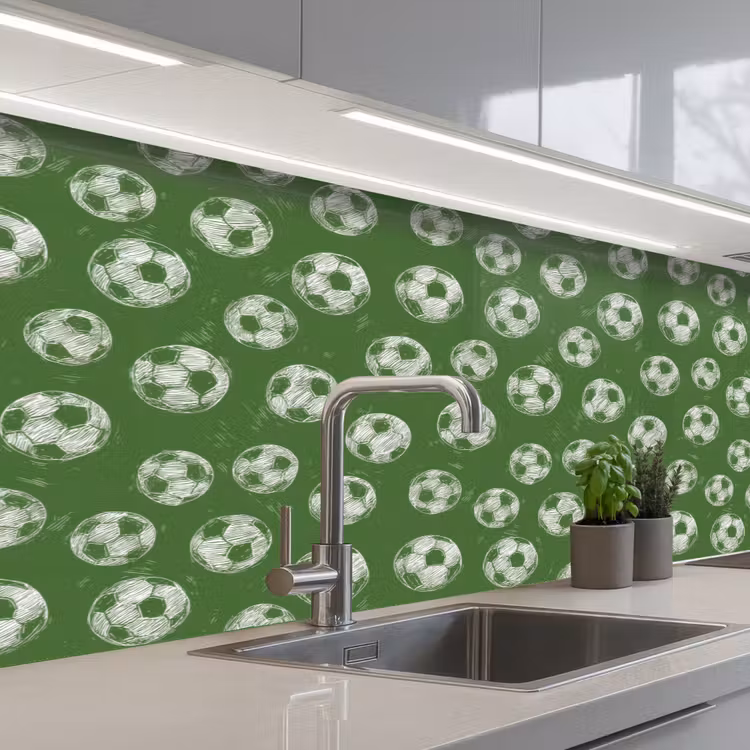 Keuken achterwand - Voetbal - Sport - Groen — 2