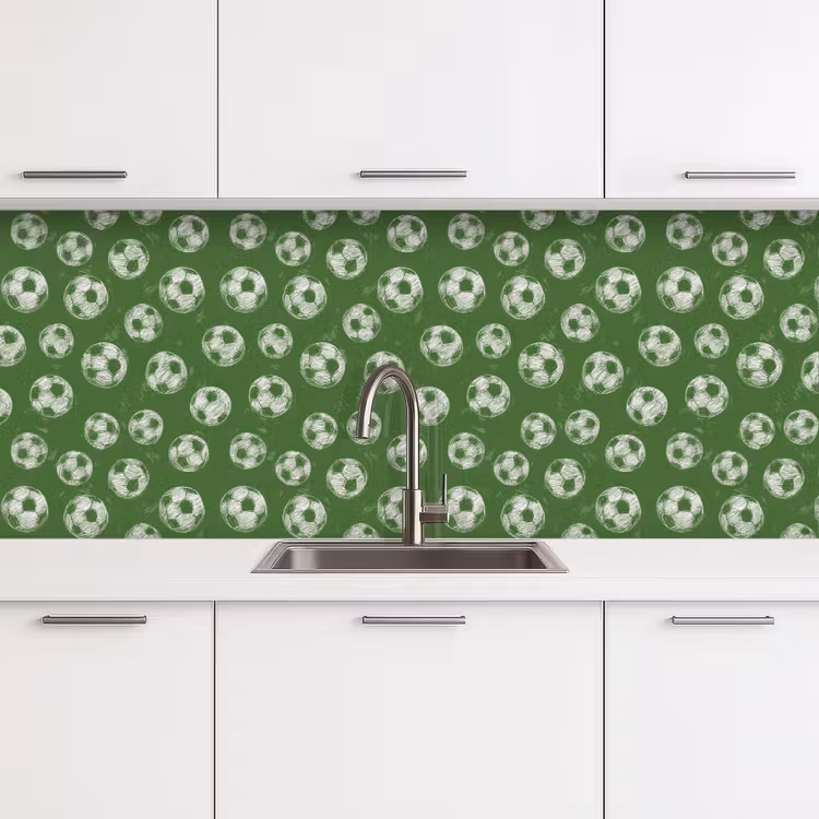 Keuken achterwand - Voetbal - Sport - Groen — 4