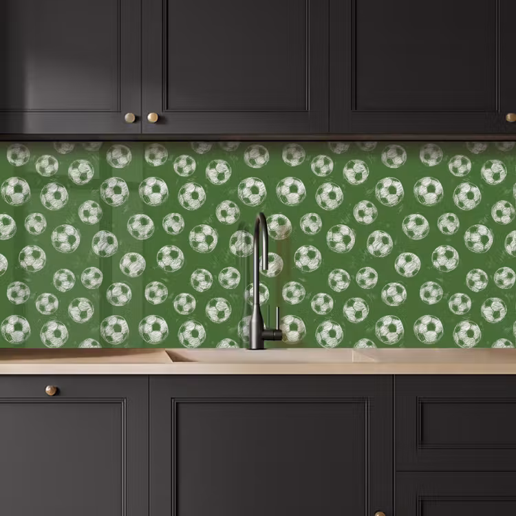 Keuken achterwand - Voetbal - Sport - Groen — 6
