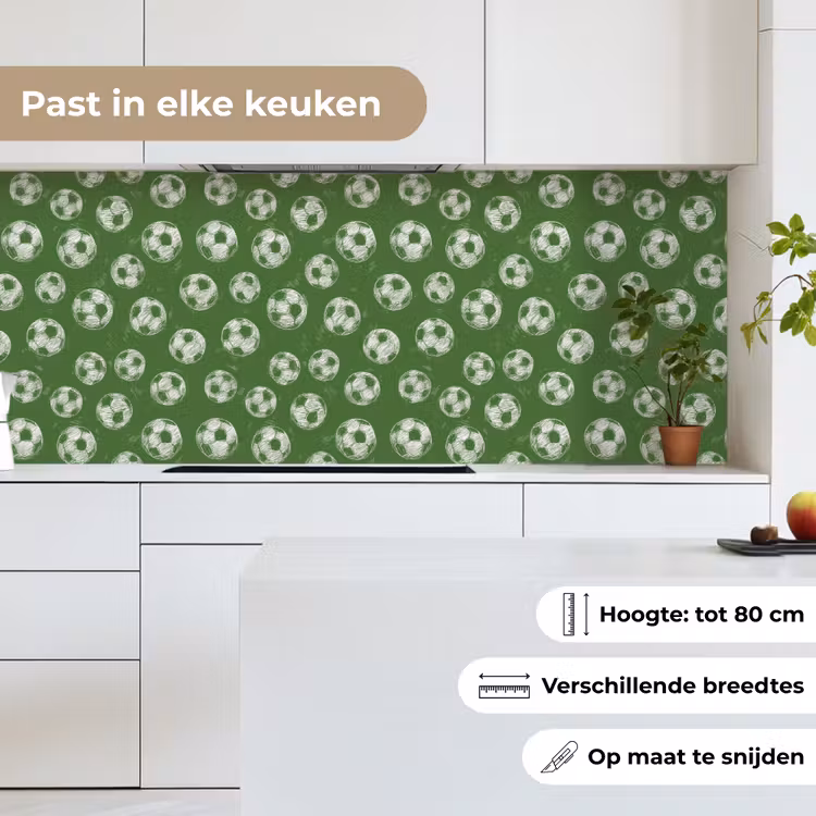 Keuken achterwand - Voetbal - Sport - Groen — 7