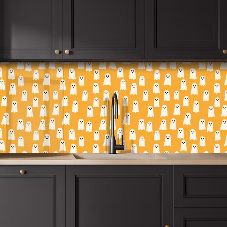 Keuken achterwand - Halloween - Spookjes - Oker — 6