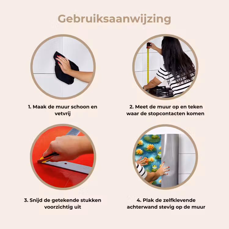 Keuken achterwand - Kikker - Lelies - Groen — 9
