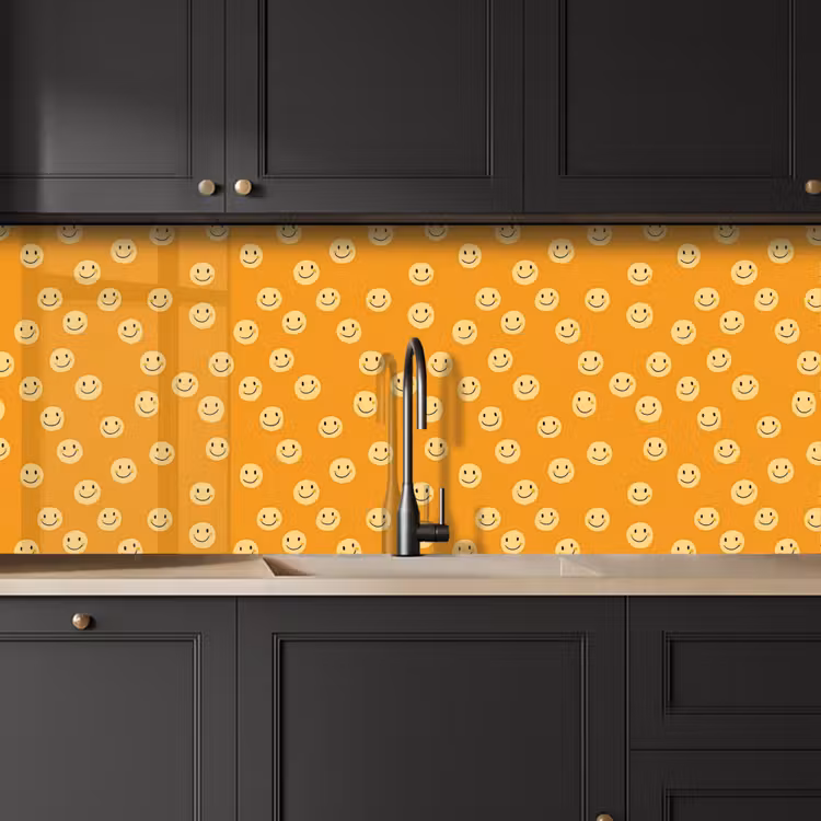 Keuken achterwand - Smileys - Retro - Heel — 6