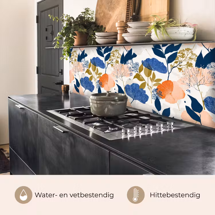 Keuken achterwand - Bloemen - Botanisch - Kleurrijk — 5