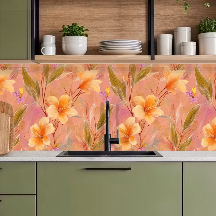 Keuken achterwand - Botanisch - Bloemen - Kleurrijk — 8