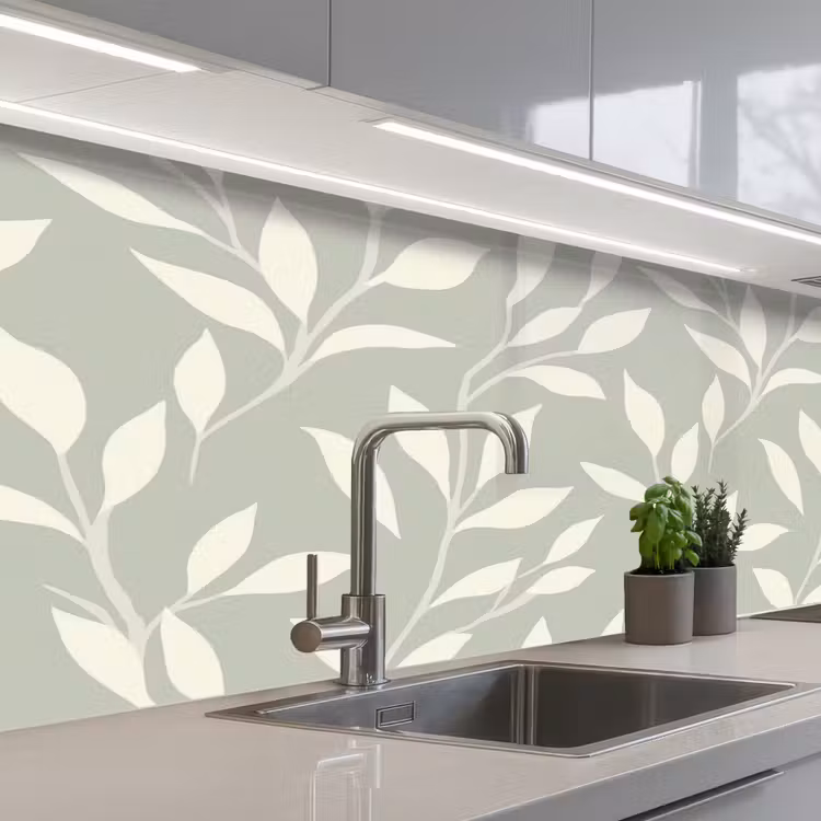 Keuken achterwand - Minimalistisch - Patroon - Groen — 2