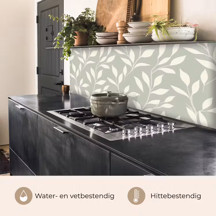 Keuken achterwand - Minimalistisch - Patroon - Groen — 5