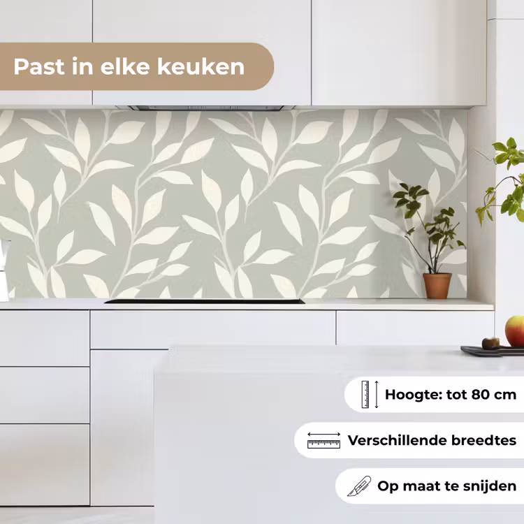 Keuken achterwand - Minimalistisch - Patroon - Groen — 7