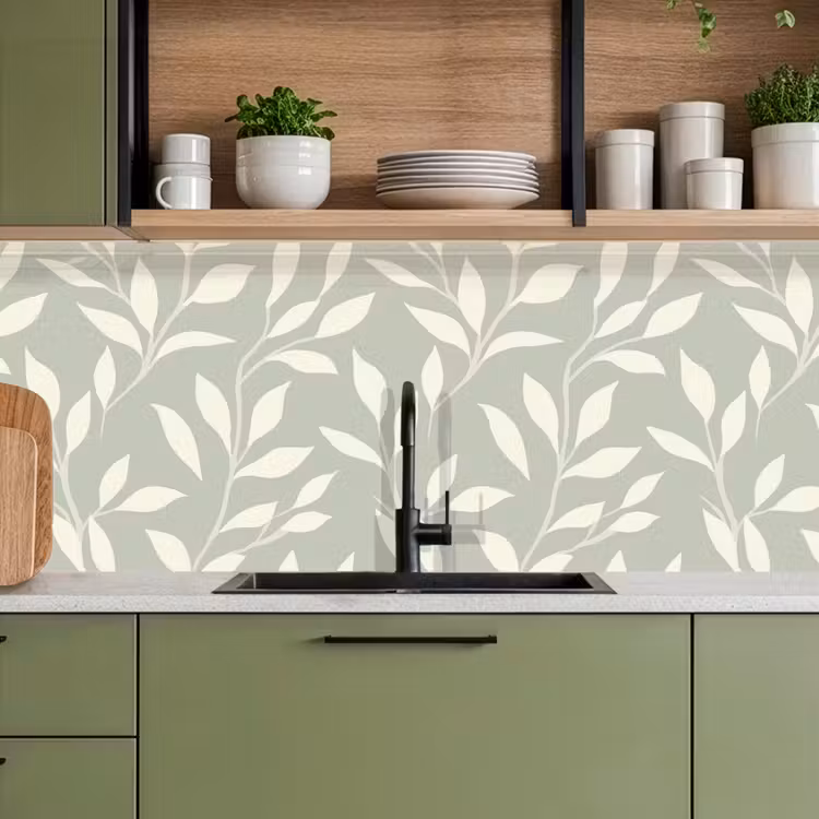 Keuken achterwand - Minimalistisch - Patroon - Groen — 8
