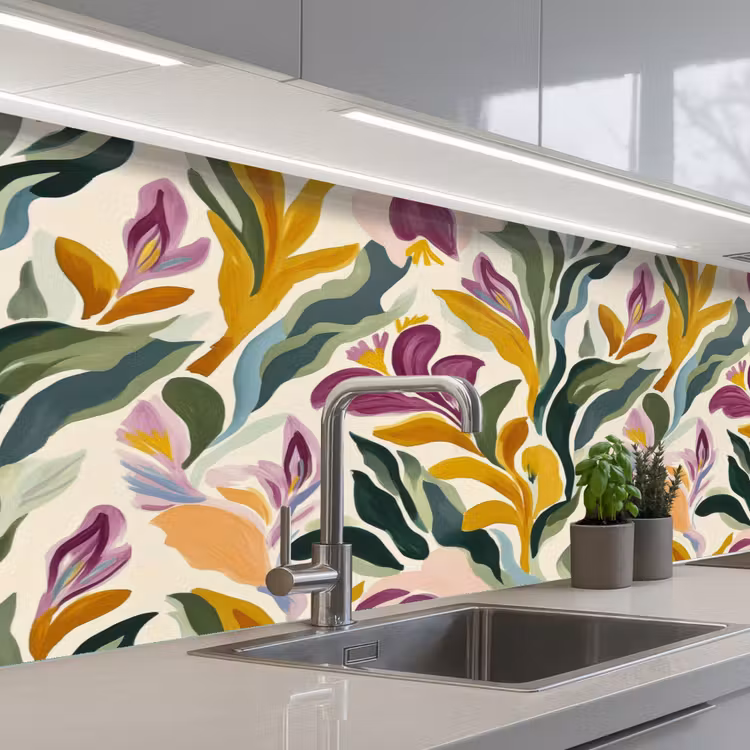 Keuken achterwand - Modern - Abstract - Kleurrijk — 2