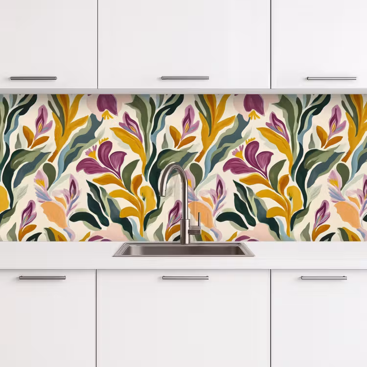 Keuken achterwand - Modern - Abstract - Kleurrijk — 4