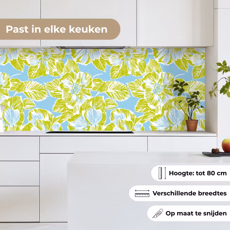 Keuken achterwand - Modern - Bloemen - Groen — 7