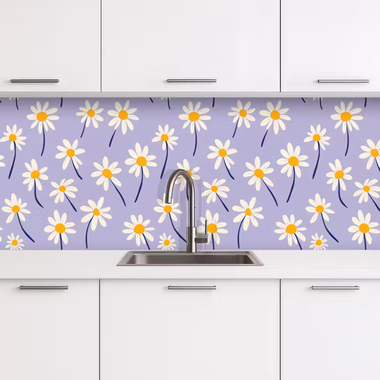 Keuken achterwand - Modern - Madelief - Paars — 4