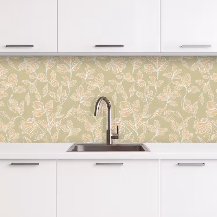 Keuken achterwand - Organisch - Subtiel - Groen — 4