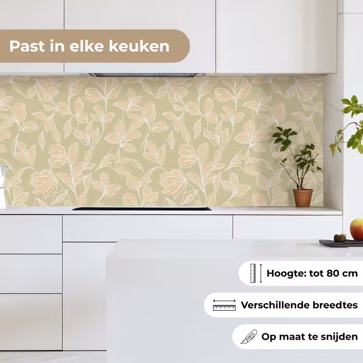 Keuken achterwand - Organisch - Subtiel - Groen — 7