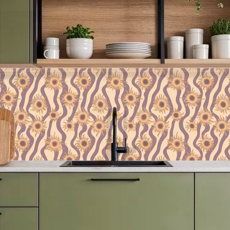 Keuken achterwand - Bohemian - Vibe - Lavendelpaars — 8