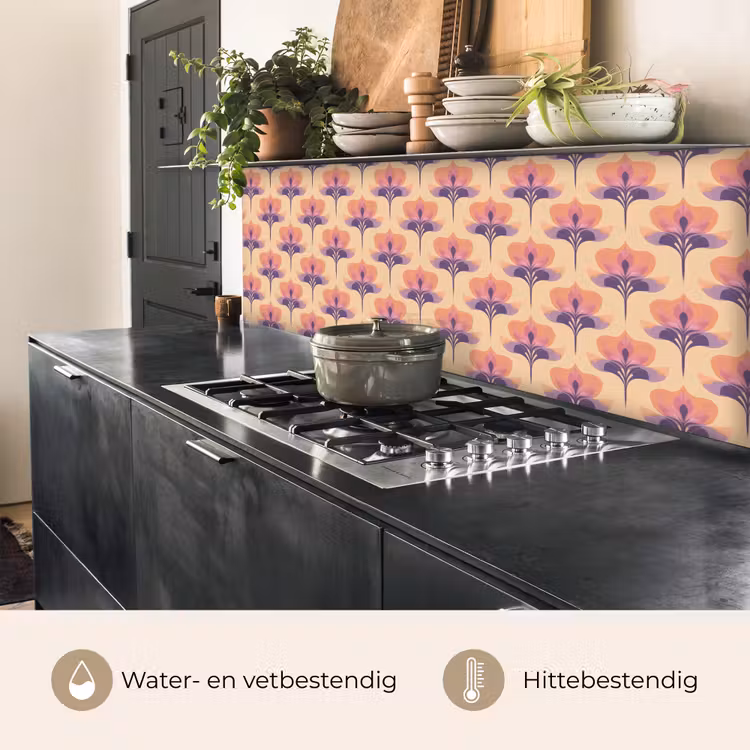 Keuken achterwand - Botanisch - Patroon - Pastel — 5