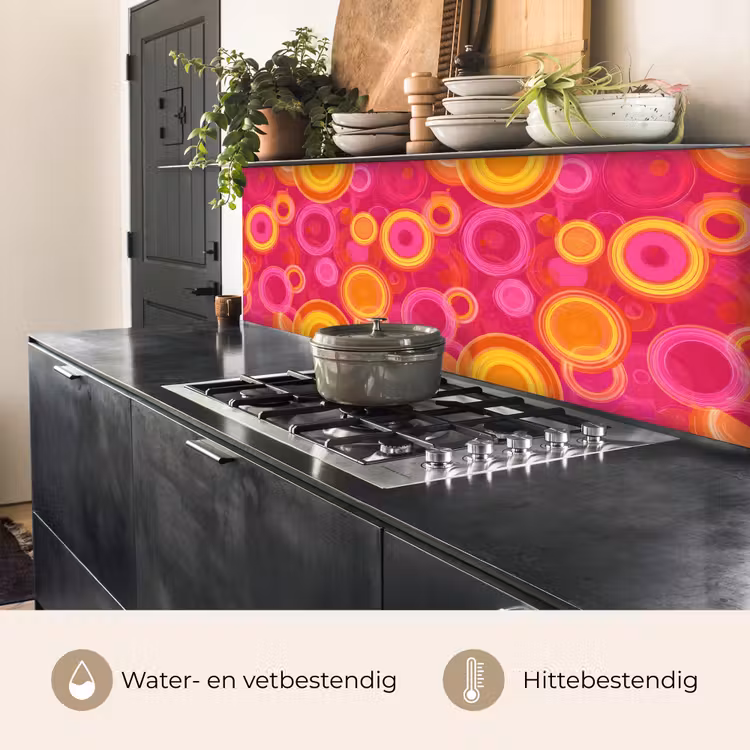 Keuken achterwand - Cirkels - Design - Kleurrijk — 5