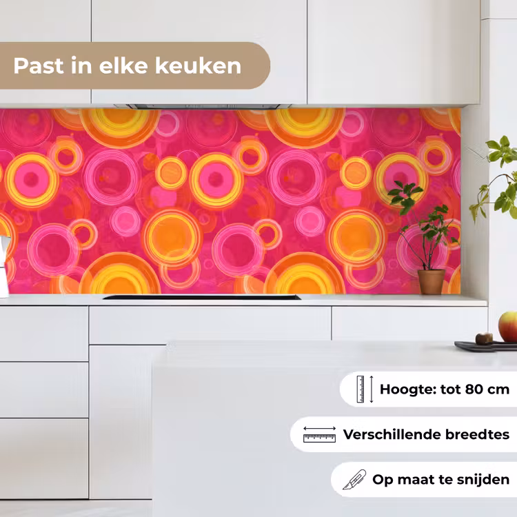 Keuken achterwand - Cirkels - Design - Kleurrijk — 7