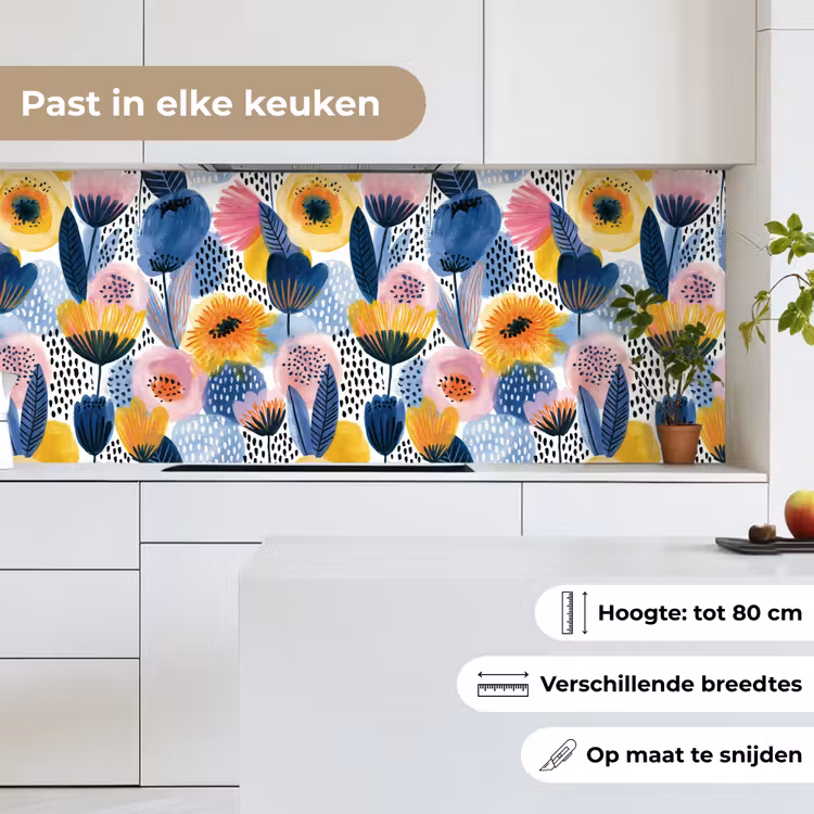 Keuken achterwand - Creatief - Patroon - Kleurrijk — 7
