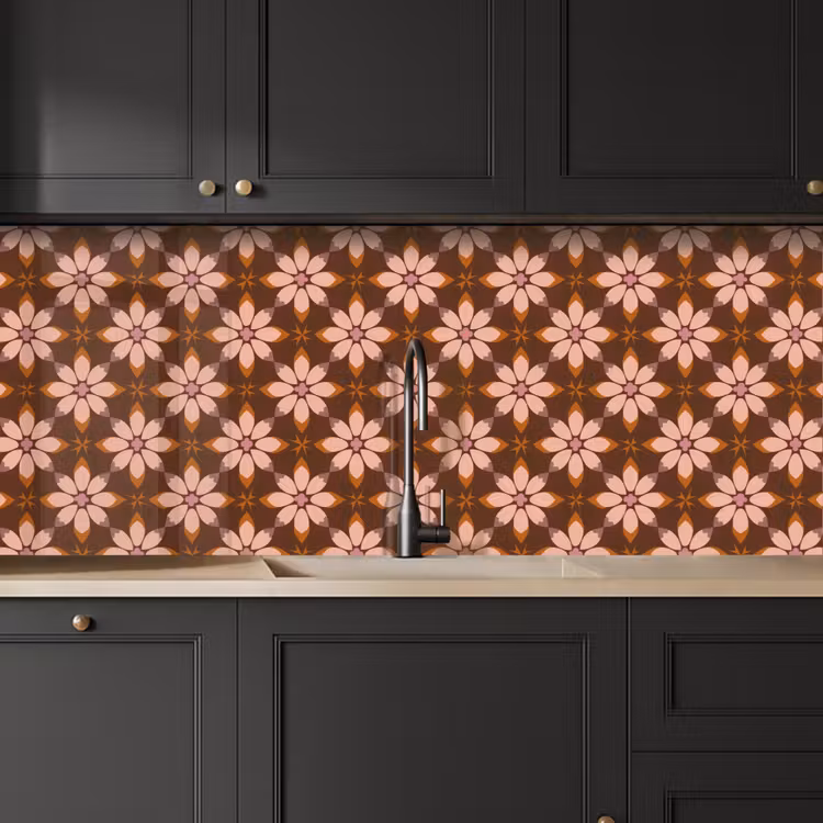Keuken achterwand - Klassiek - Retro - Bruin — 6