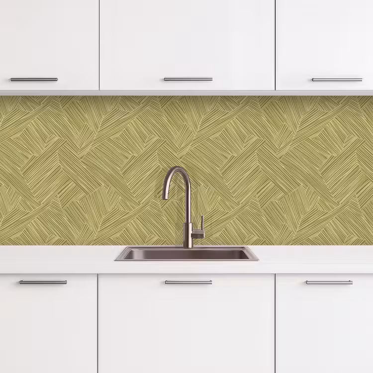 Keuken achterwand - Abstract - Modern - Groen — 4
