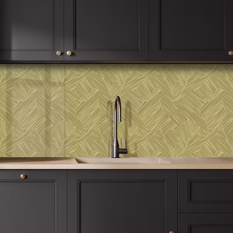 Keuken achterwand - Abstract - Modern - Groen — 6