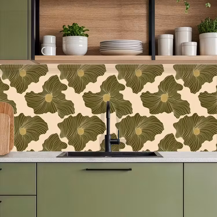 Keuken achterwand - Modern - Abstract - Groen — 8
