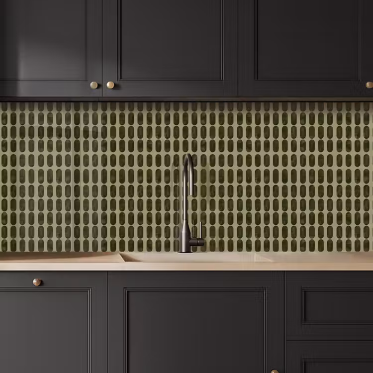 Keuken achterwand - Ritmisch - Effect - Groen — 6