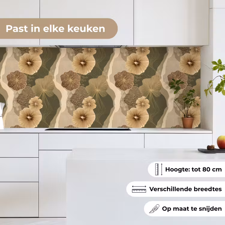 Keuken achterwand - Abstract - Modern - Groen — 7