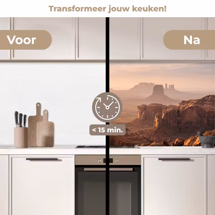 Keuken achterwand - Woestijn - Landschap - Natuur — 3