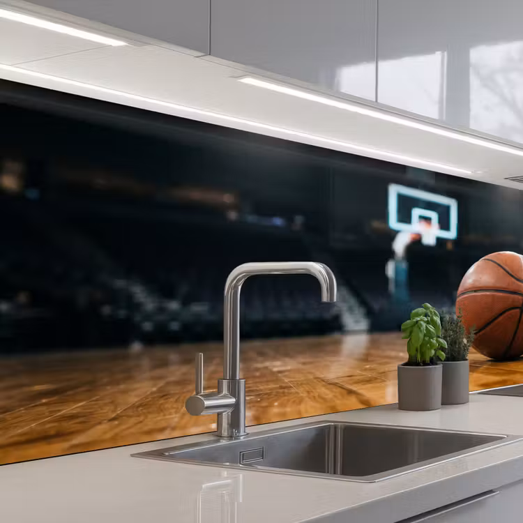 Keuken achterwand - Basketbal - Arena - Sport — 2