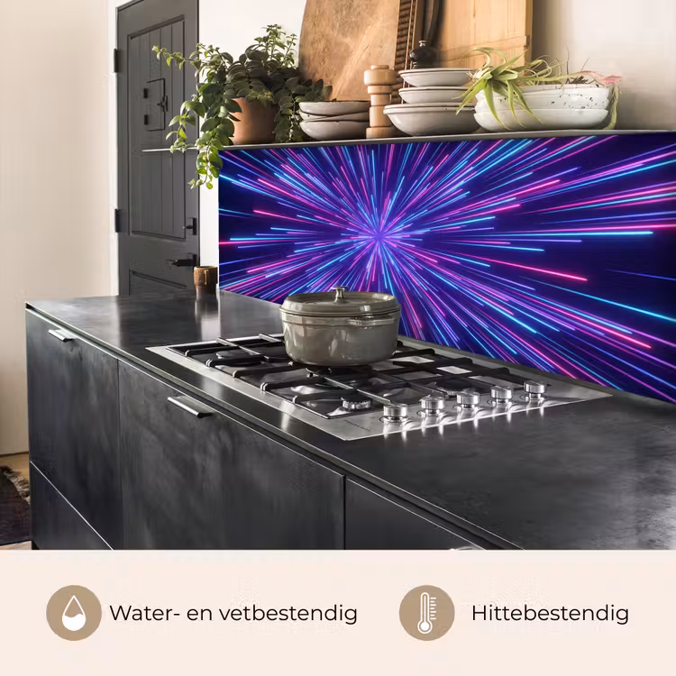 Keuken achterwand - Dynamisch - Ruimte - Kleurrijk — 5