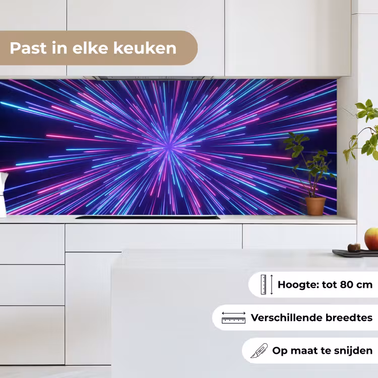 Keuken achterwand - Dynamisch - Ruimte - Kleurrijk — 7