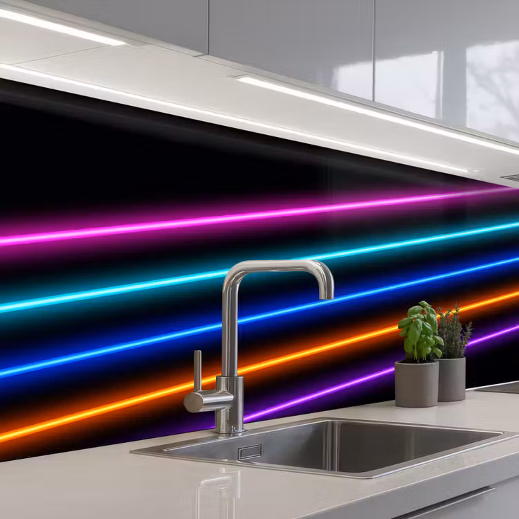 Keuken achterwand - Esthetiek - Retro - Neon — 2
