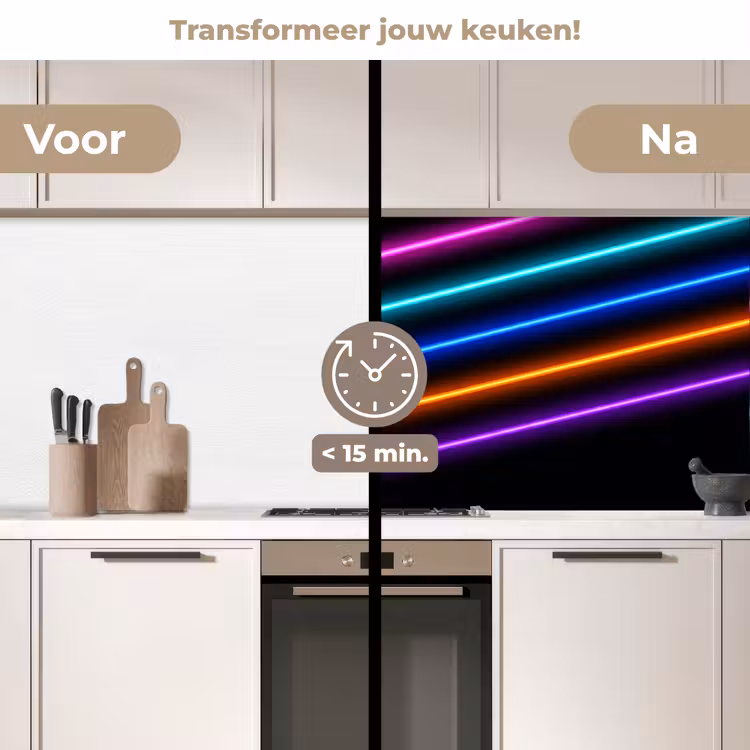Keuken achterwand - Esthetiek - Retro - Neon — 3