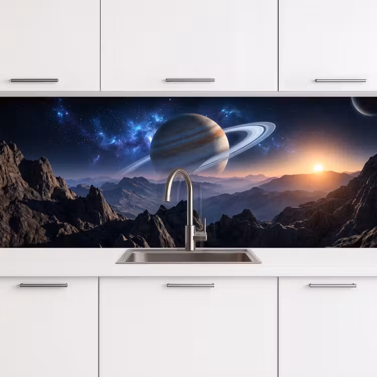 Keuken achterwand - Fantasy - Kosmos - Landschap — 4
