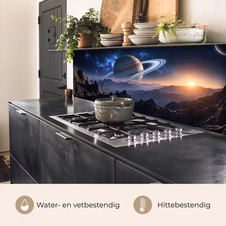 Keuken achterwand - Fantasy - Kosmos - Landschap — 5