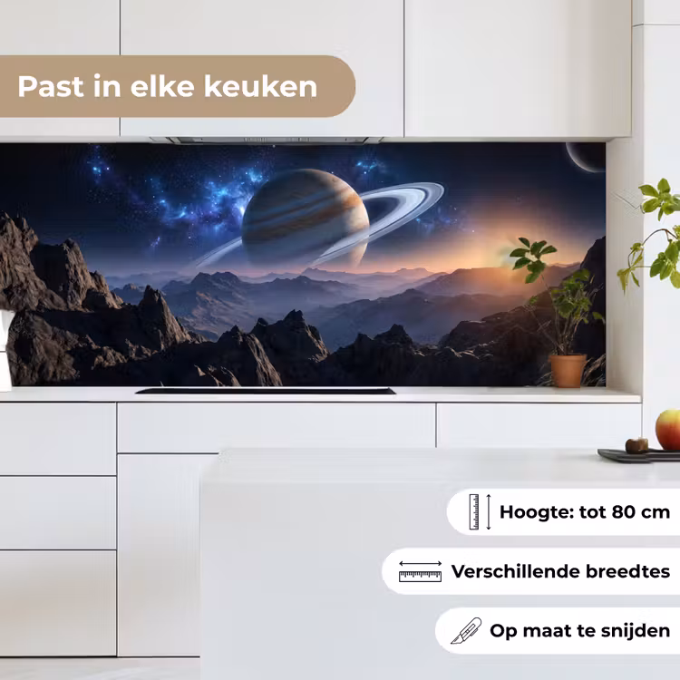 Keuken achterwand - Fantasy - Kosmos - Landschap — 7