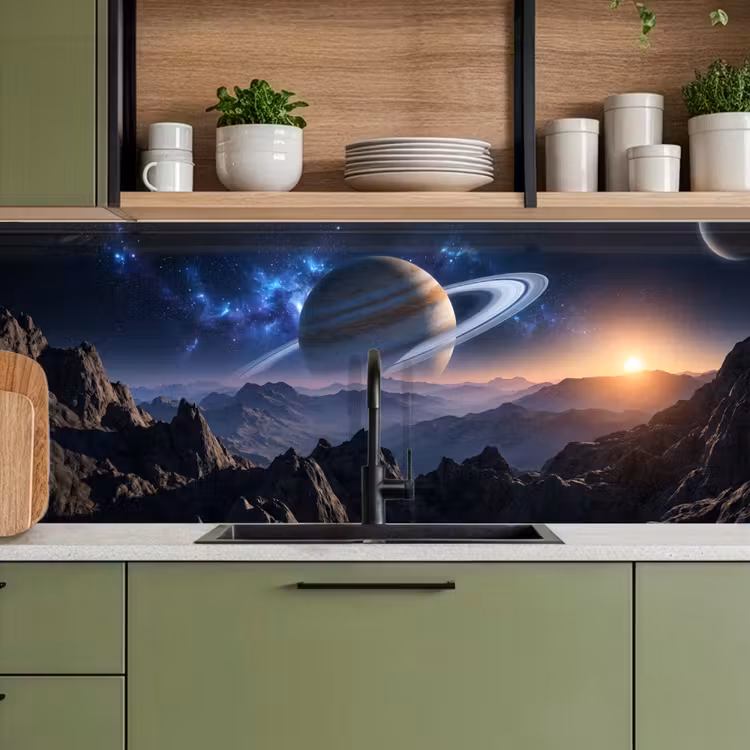Keuken achterwand - Fantasy - Kosmos - Landschap — 8